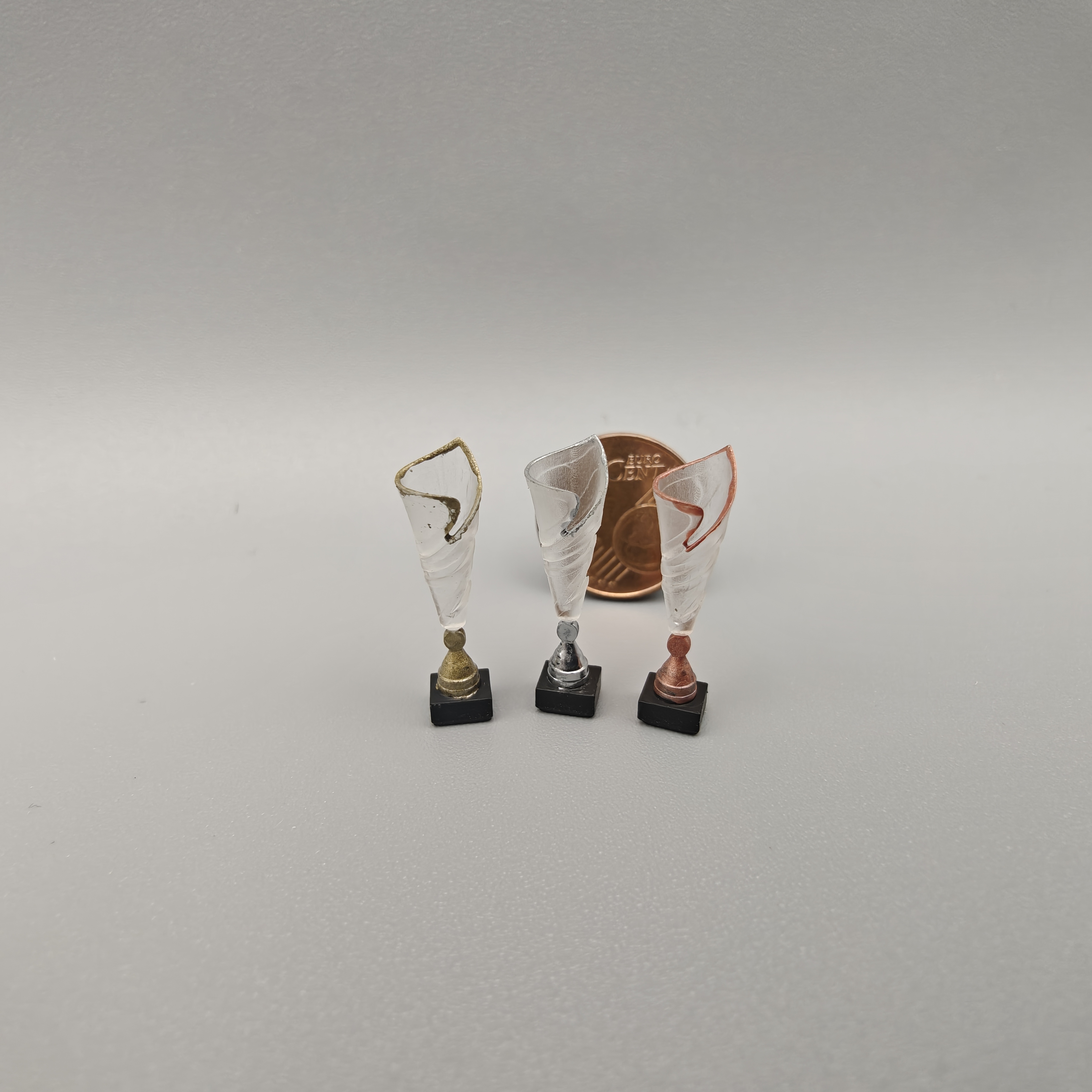 Pokale Glas Gartenbahn