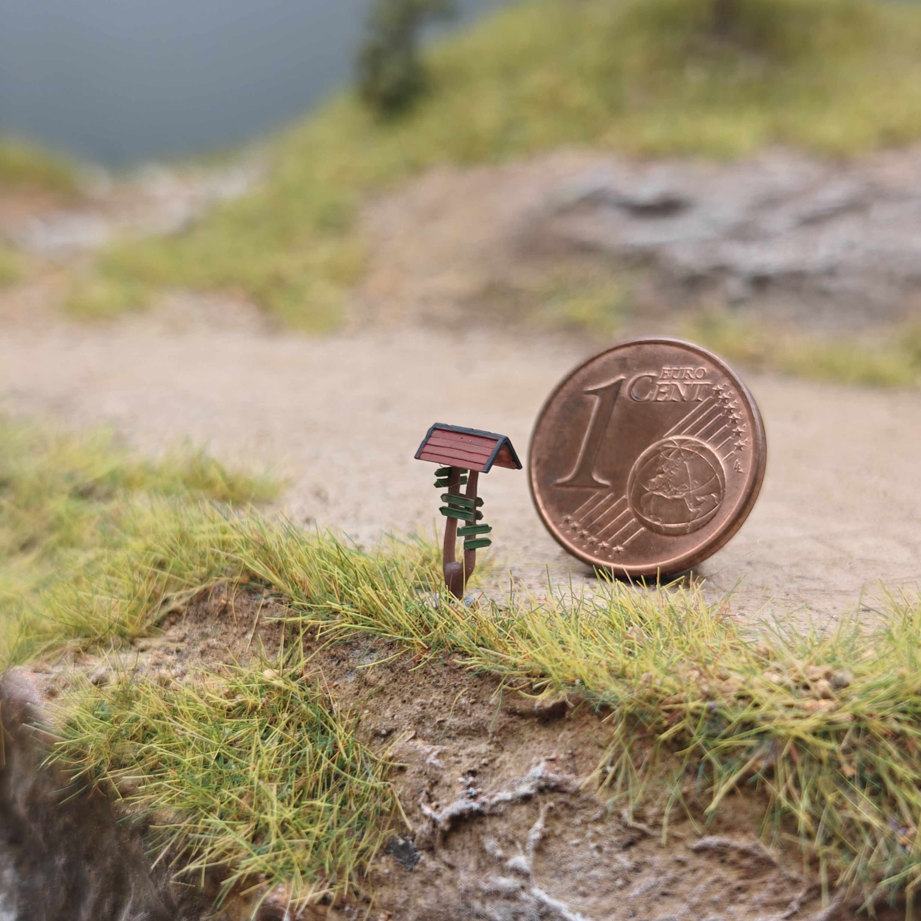 Wegweiser für Wanderwege schmal Z
